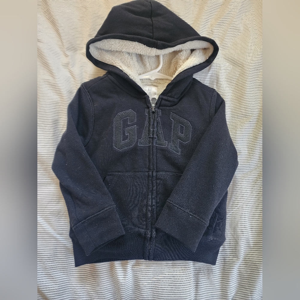 Gap sherpa zip hoodie